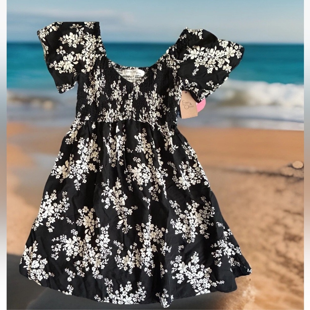 SALE! Eden & Olivia Women’s Black/ White Maternity Floral Dress M *READ